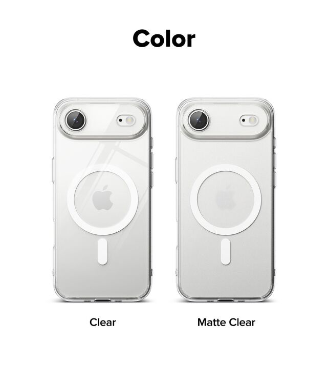 Защитный чехол Ringke Fusion Magnetic для iPhone Air (8800328811959) - Clear: фото 11 из 12