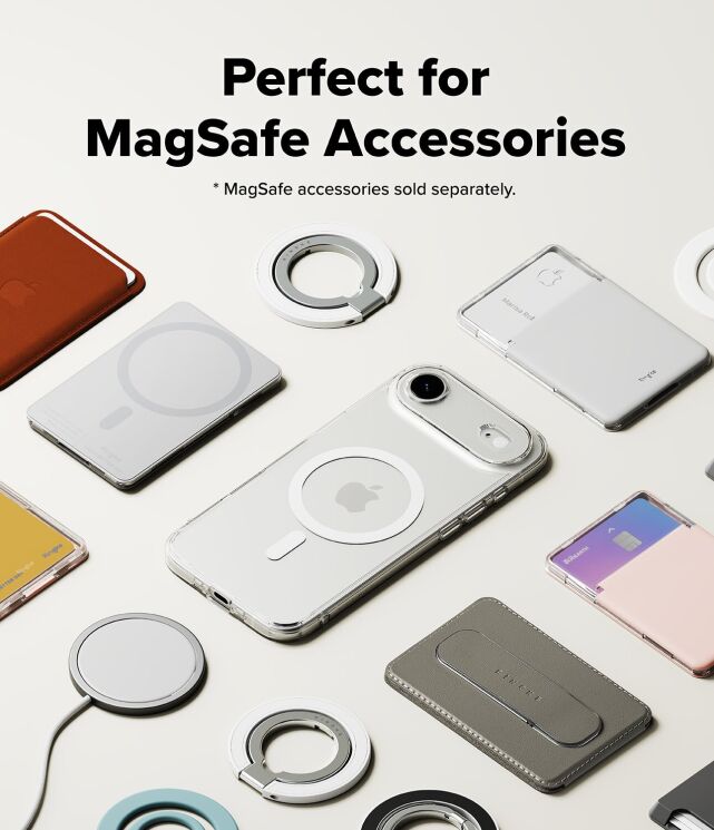 Защитный чехол Ringke Fusion Magnetic для iPhone Air (8800328811959) - Clear: фото 4 из 12