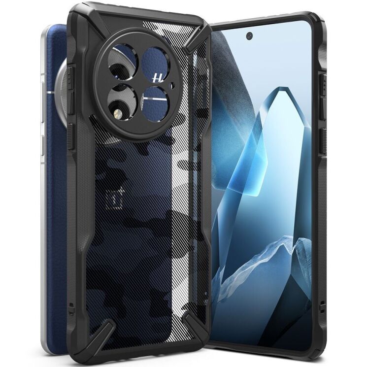 Защитный чехол Ringke Fusion X для OnePlus 13 (8800274967991) - Camo Black: фото 2 из 15
