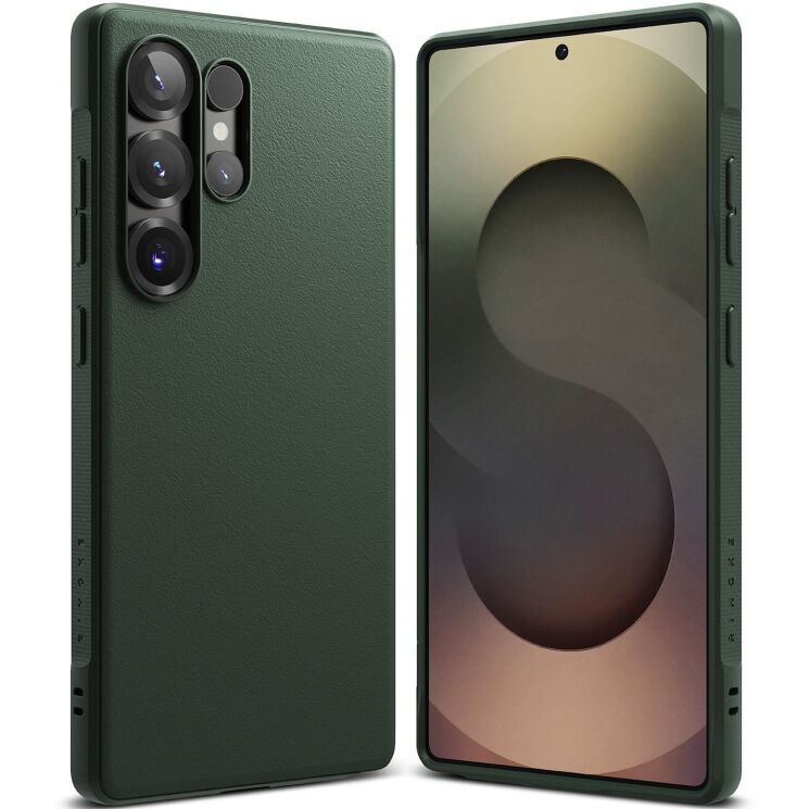 Защитный чехол Ringke Onyx для Samsung Galaxy S25 Ultra (S938) 8800274969193 - Dark Green: фото 1 из 13