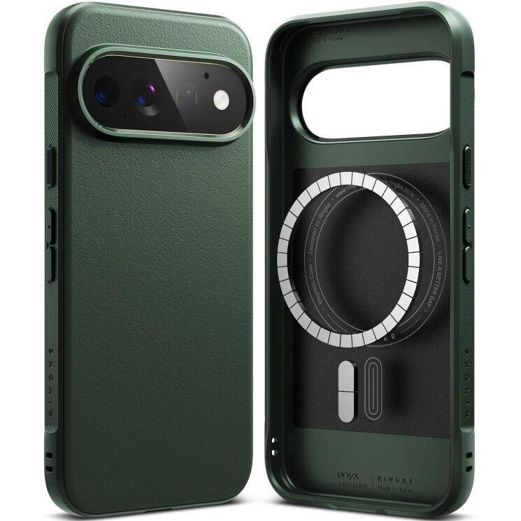 Защитный чехол Ringke Onyx Magnetic (FP) для Google Pixel 11 Pro (8800380461178) - Dark Green: фото 1 из 17