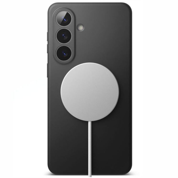 Защитный чехол Ringke Silicone Magnetic для Samsung Galaxy S26 Plus (S947) 8800328815216 - Black: фото 3 из 18