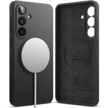 Защитный чехол Ringke Silicone Magnetic для Samsung Galaxy S26 Plus (S947) 8800328815216 - Black: фото 1 из 18