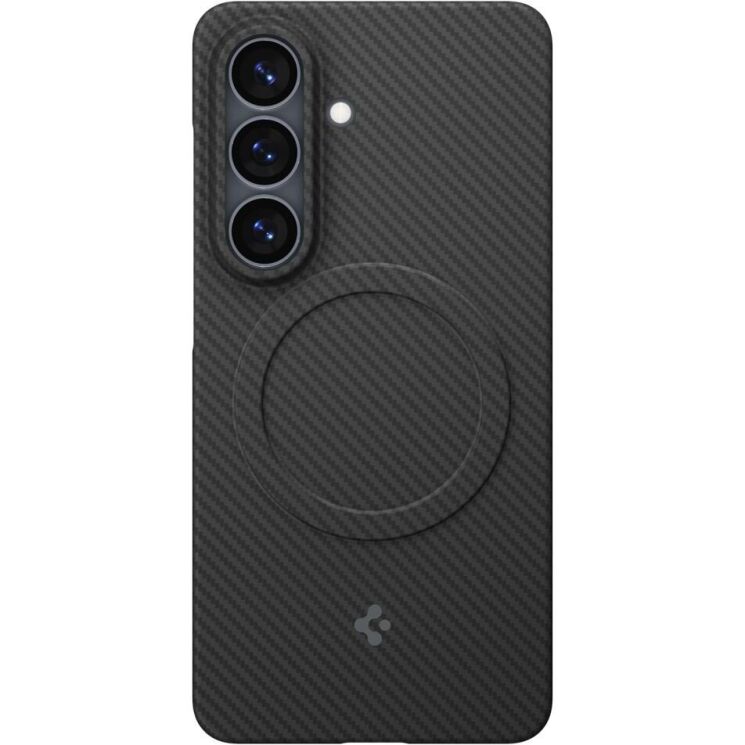 Защитный чехол Spigen AirSkin Aramid (MagFit) для Samsung Galaxy S26 (S942) ACS11059 - Black: фото 3 из 15