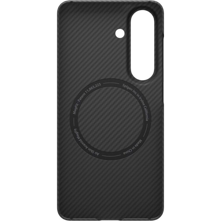 Защитный чехол Spigen AirSkin Aramid (MagFit) для Samsung Galaxy S26 (S942) ACS11059 - Black: фото 6 из 15