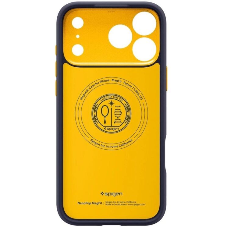 Защитный чехол Spigen Nano Pop (MagFit) для iPhone 18 Pro Max / 17 Pro Max (ACS12140) - Navy (440303N) Защитный чехол Spigen Nano Pop (MagFit) для iPhone 18 Pro Max / 17 Pro Max (ACS12140) - Navy: фото 4 из 10