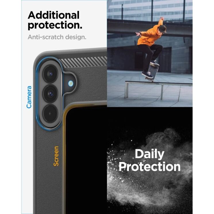 Захисний чохол Spigen Rugged Armor для Samsung Galaxy A57 (A576) ACS09794 - Matte Black (406193B) Захисний чохол Spigen Rugged Armor для Samsung Galaxy A57 (A576) ACS09794 - Matte Black: фото 15 з 17