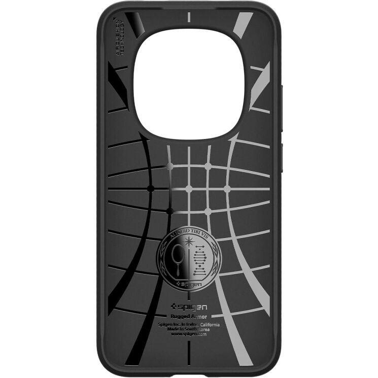 Захисний чохол Spigen Rugged Armor для Xiaomi Redmi Note 15 Pro 5G (ACS10460) - Matte Black: фото 7 з 15