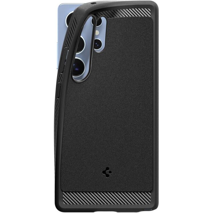 Защитный чехол Spigen (SGP) Rugged Armor (MagFit) для Samsung Galaxy S25 Ultra (S938) ACS08951 - Black: фото 6 из 20