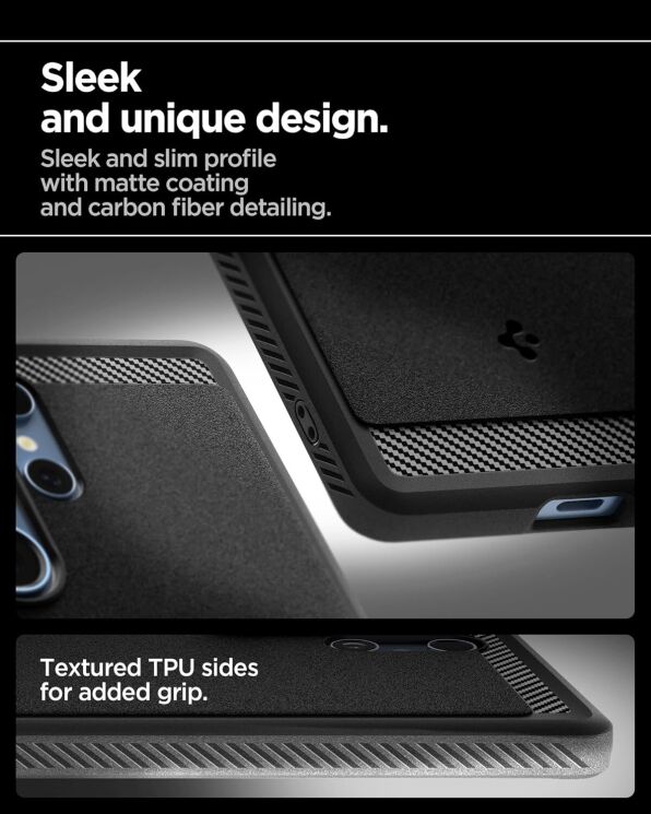 Защитный чехол Spigen (SGP) Rugged Armor (MagFit) для Samsung Galaxy S25 Ultra (S938) ACS08951 - Black: фото 17 из 20