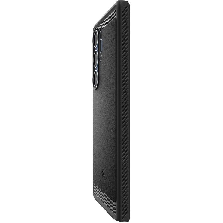 Защитный чехол Spigen (SGP) Rugged Armor (MagFit) для Samsung Galaxy S25 Ultra (S938) ACS08951 - Black: фото 10 из 20