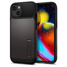 Защитный чехол Spigen (SGP) Slim Armor для Apple iPhone 13 (ACS03425) - Gunmetal: фото 1 из 4