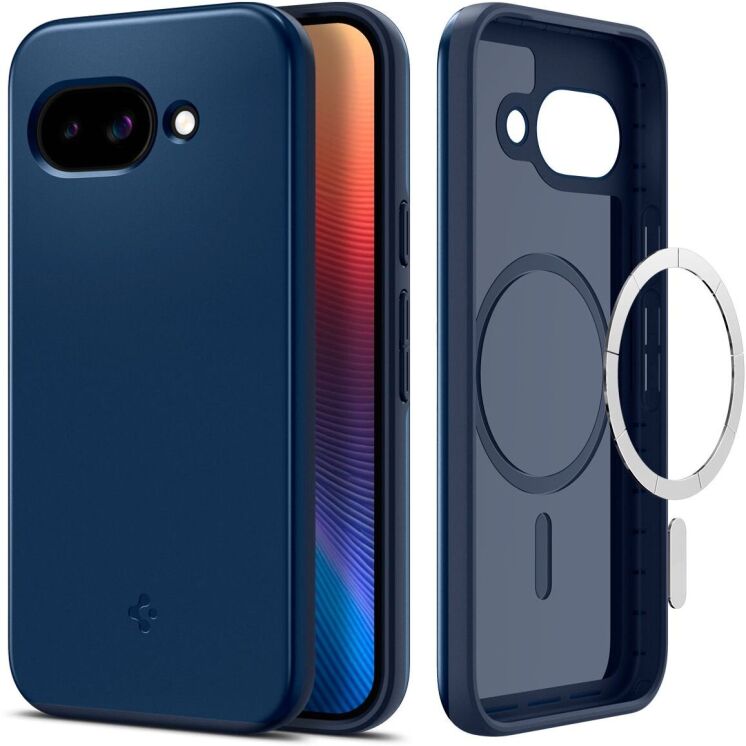 Захисний чохол Spigen (SGP) Thin Fit (MagFit) для Google Pixel 9a (ACS09038) - Navy Blue: фото 2 з 18