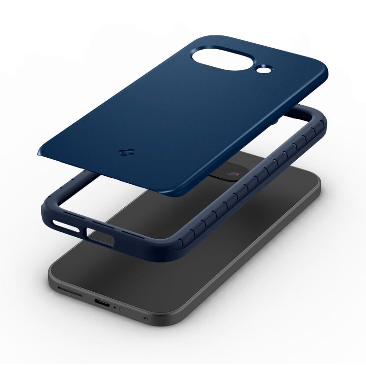 Захисний чохол Spigen (SGP) Thin Fit (MagFit) для Google Pixel 9a (ACS09038) - Navy Blue: фото 7 з 18