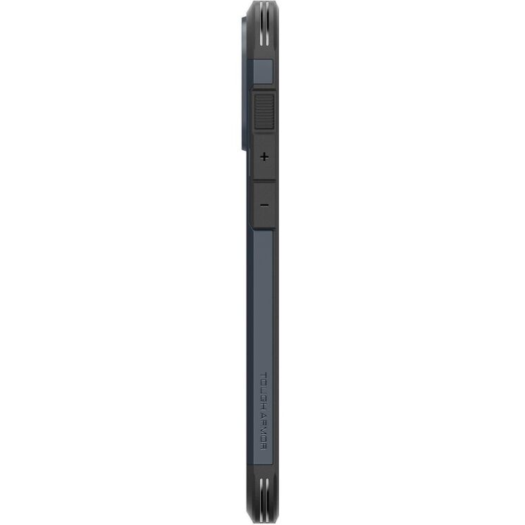 Защитный чехол Spigen (SGP) Tough Armor (MagFit) для Apple iPhone 16 Pro Max - Metal Slate: фото 8 из 15