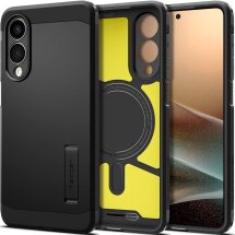Защитный чехол Spigen (SGP) Tough Armor (MagFit) для Samsung Galaxy S25 Edge (S937) ACS09422 - Black: фото 1 из 23