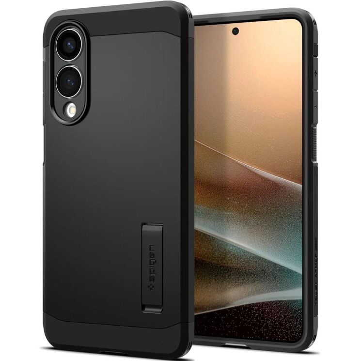 Защитный чехол Spigen (SGP) Tough Armor (MagFit) для Samsung Galaxy S25 Edge (S937) ACS09422 - Black: фото 2 из 23