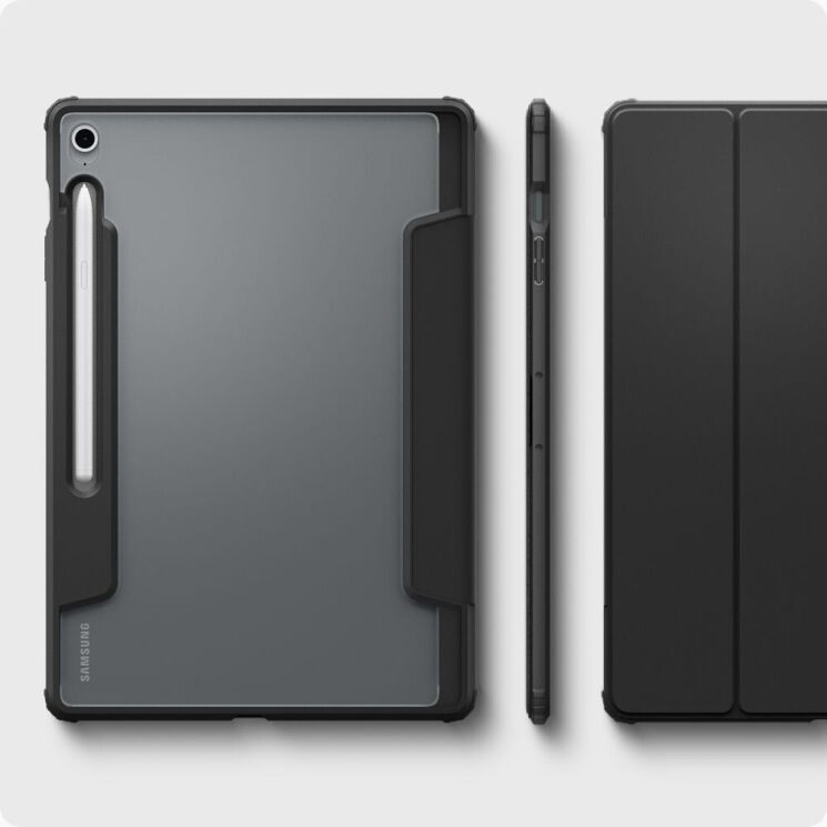 Захисний чохол Spigen (SGP) Ultra Hybrid Pro для Samsung Galaxy Tab S10 FE Plus (ACS09446) - Black: фото 12 з 16