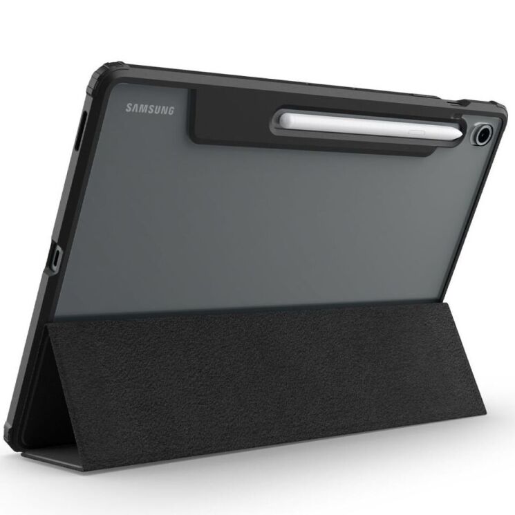 Захисний чохол Spigen (SGP) Ultra Hybrid Pro для Samsung Galaxy Tab S10 FE Plus (ACS09446) - Black: фото 5 з 16