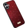 Защитный чехол SULADA Dazzling Glittery для Apple iPhone 16 - Red (360743R)