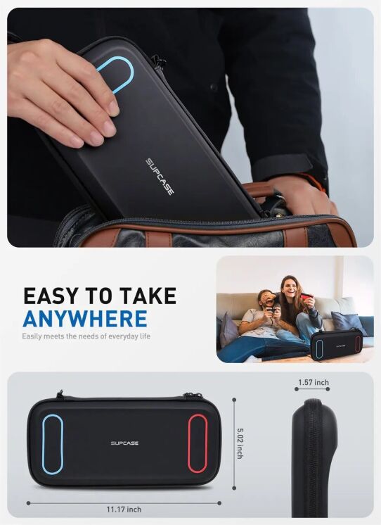Захисний чохол Supcase Carrying Mini для Nintendo Switch 2 (843439157484) - Black: фото 6 з 7