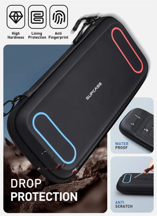 Захисний чохол Supcase Carrying Mini для Nintendo Switch 2 (843439157484) - Black: фото 5 з 7