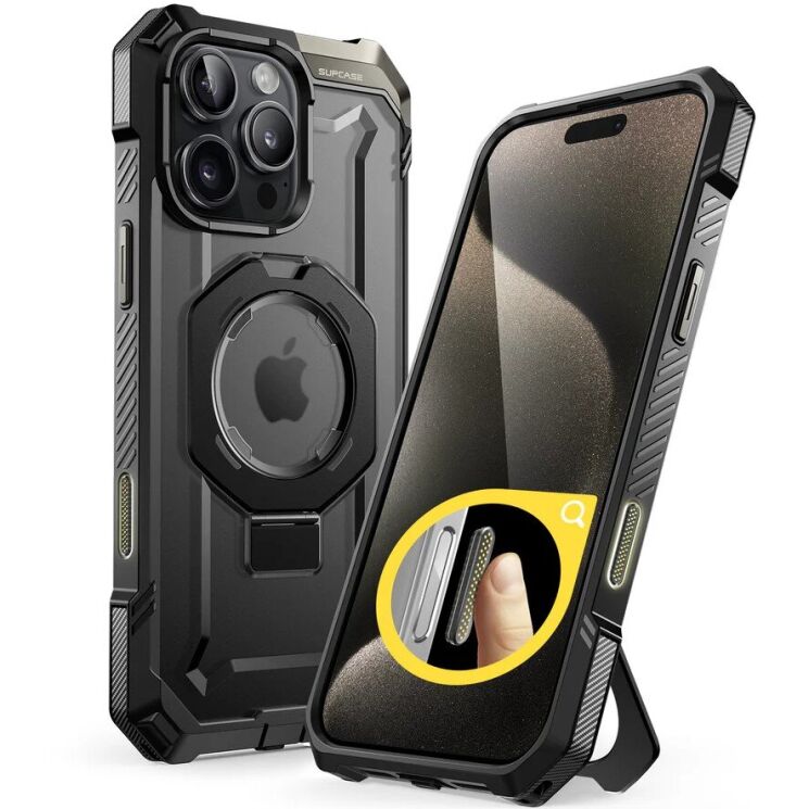 Защитный чехол Supcase UB Grip MagSafe для Apple iPhone 16 Pro Max (843439150812) - Black: фото 1 из 12