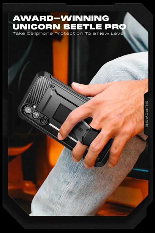 Защитный чехол Supcase Unicorn Beetle Pro Rugged Case для Samsung Galaxy S24 FE (S721) 843439151581 - Black: фото 11 из 11