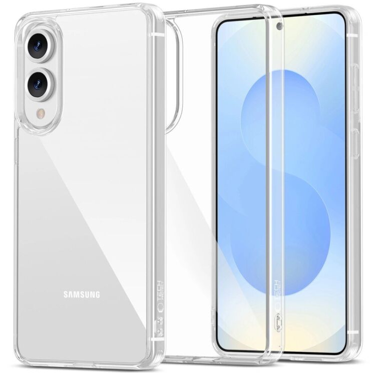Защитный чехол Tech-Protect FlexAir Hybrid для Samsung Galaxy S25 Edge (S937) - Clear: фото 1 из 5