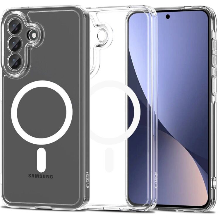 Защитный чехол Tech-Protect FlexAir Hybrid MagSafe для Samsung Galaxy A57 (A576) - Clear: фото 1 из 4