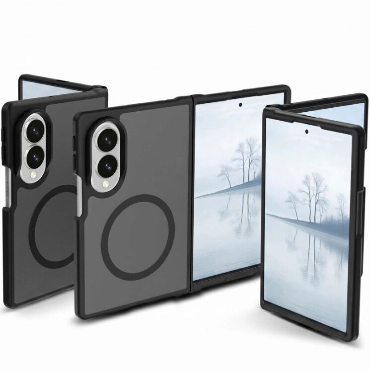 Захисний чохол Tech-Protect Magmat MagSafe (FF) для Samsung Galaxy Fold 8 - Black (424545B) Захисний чохол Tech-Protect Magmat MagSafe (FF) для Samsung Galaxy Fold 8 - Black: фото 3 з 7