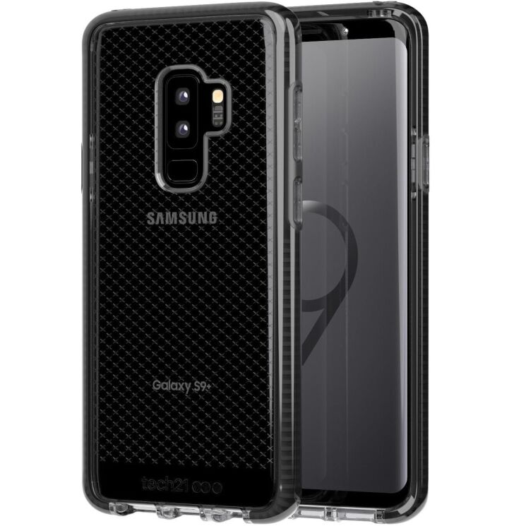 Захисний чохол Tech21 Evo Check для Samsung Galaxy S9 Plus (G965) - Black: фото 1 з 8