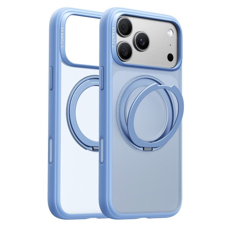 Захисний чохол TORRAS Ostand O1 Guardian (with MagSafe) для Apple iPhone 18 Pro Max - Blue (423810L) Захисний чохол TORRAS Ostand O1 Guardian (with MagSafe) для Apple iPhone 18 Pro Max - Blue: фото 1 з 6