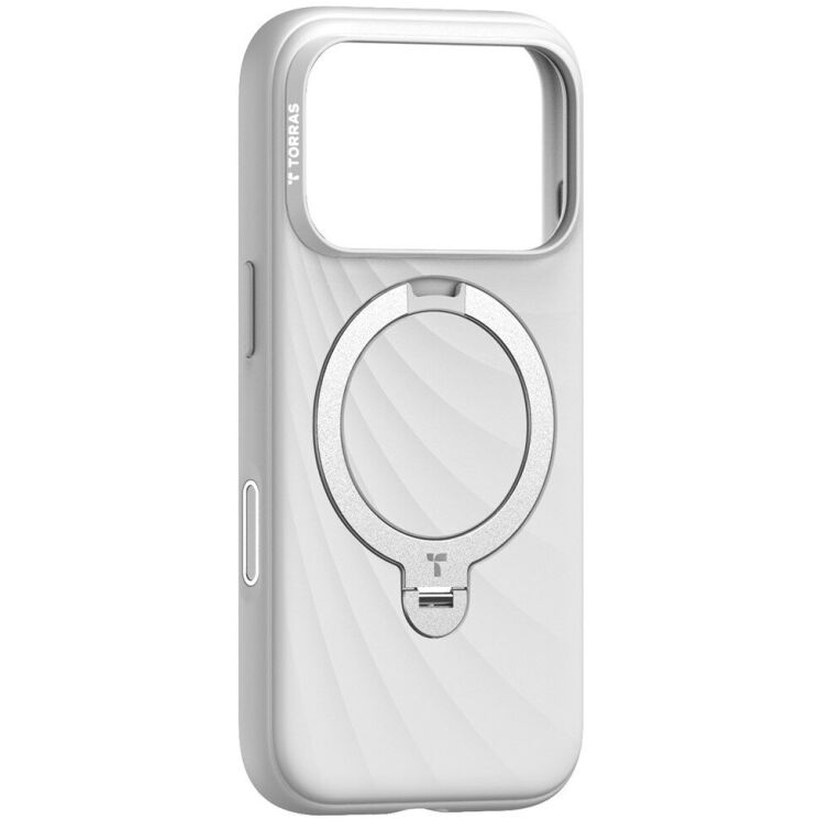 Захисний чохол TORRAS Ostand Q3 Silicone Wind (with MagSafe) для Apple iPhone 18 Pro Max / 17 Pro Max - White: фото 1 з 1