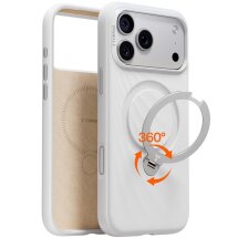 Защитный чехол TORRAS Ostand Q3 Silicone Wind (with MagSafe) для Apple iPhone 18 Pro Max / 17 Pro Max - White: фото 1 из 8