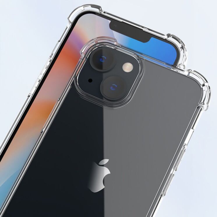 Защитный чехол UniCase AirBag для Apple iPhone 14 - Transparent: фото 7 из 7