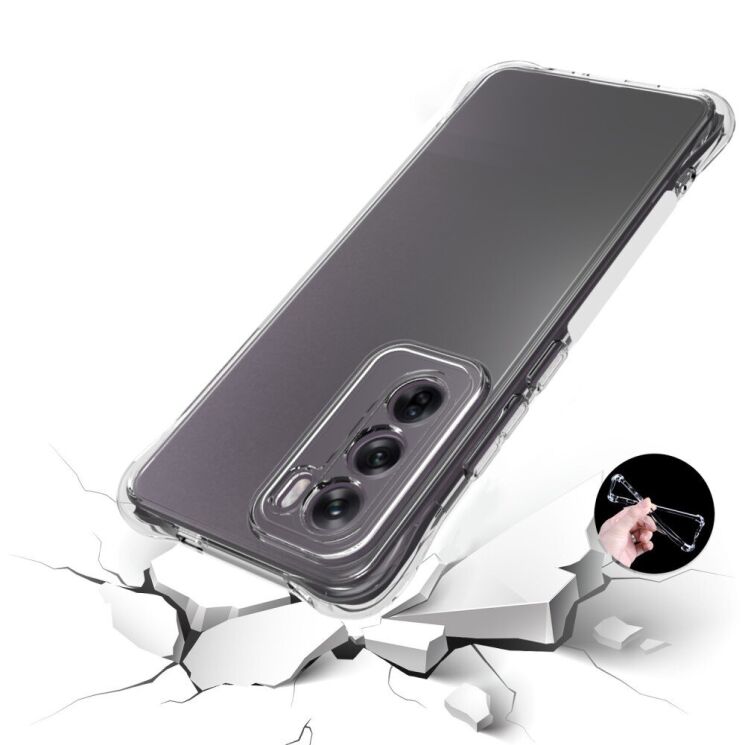 Захисний чохол UniCase AirBag для OPPO Reno 12 - Transparent: фото 3 з 5