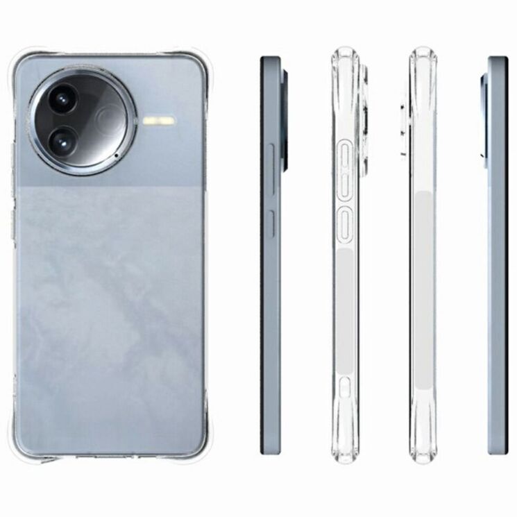 Захисний чохол UniCase AirBag для Xiaomi Poco F7 Pro - Transparent: фото 5 з 5