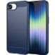 Защитный чехол UniCase Carbon для Apple iPhone 16e - Blue (376425L). Фото 1 из 8