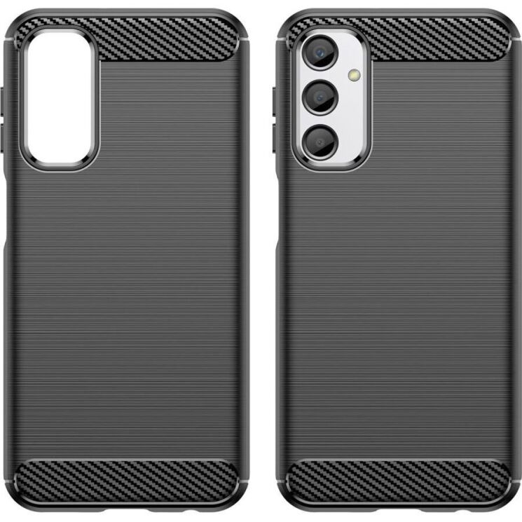 Защитный чехол UniCase Carbon для Samsung Galaxy A24 (A245) - Black: фото 2 из 9