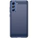 Защитный чехол UniCase Carbon для Samsung Galaxy S21 FE (G990) - Blue (240229L). Фото 3 из 9
