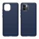 Захисний чохол UniCase Carbon для Xiaomi Redmi A1 / A2 - Blue (305109L). Фото 2 з 7
