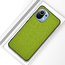 Защитный чехол UniCase Cloth Texture для Xiaomi Mi 11 - Green: фото 1 из 8