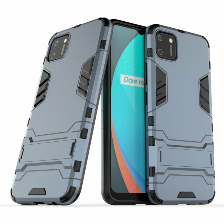 Защитный чехол UniCase Hybrid для Realme C11 - Blue: фото 2 из 6