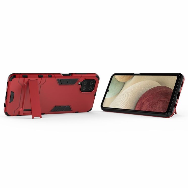 Защитный чехол UniCase Hybrid для Samsung Galaxy A12 (A125) / A12 Nacho (A127) - Red: фото 4 из 7