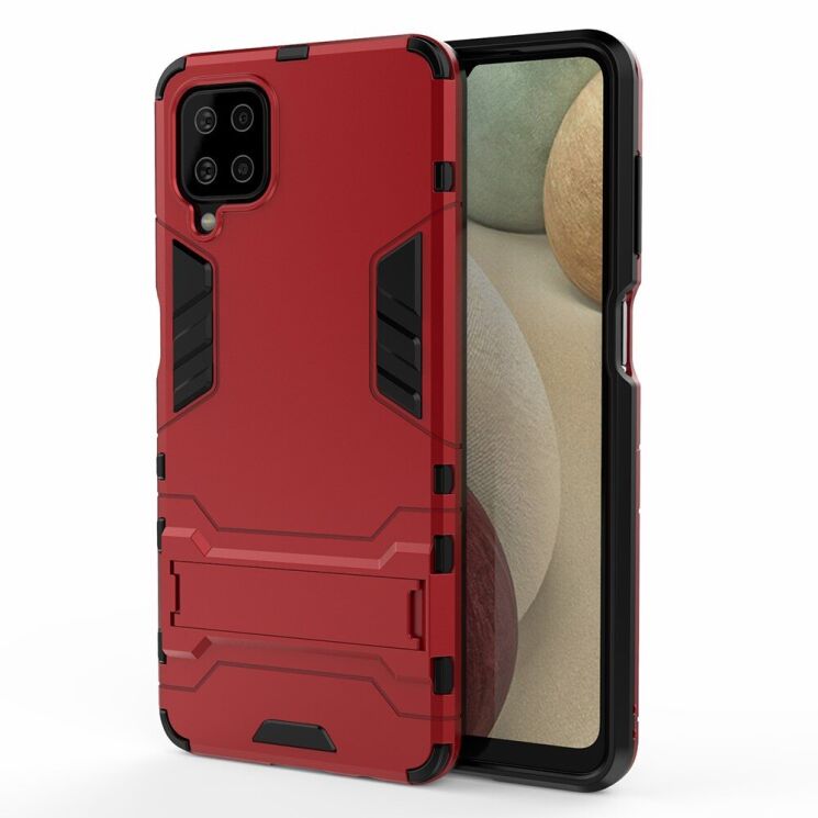 Защитный чехол UniCase Hybrid для Samsung Galaxy A12 (A125) / A12 Nacho (A127) - Red: фото 2 из 7