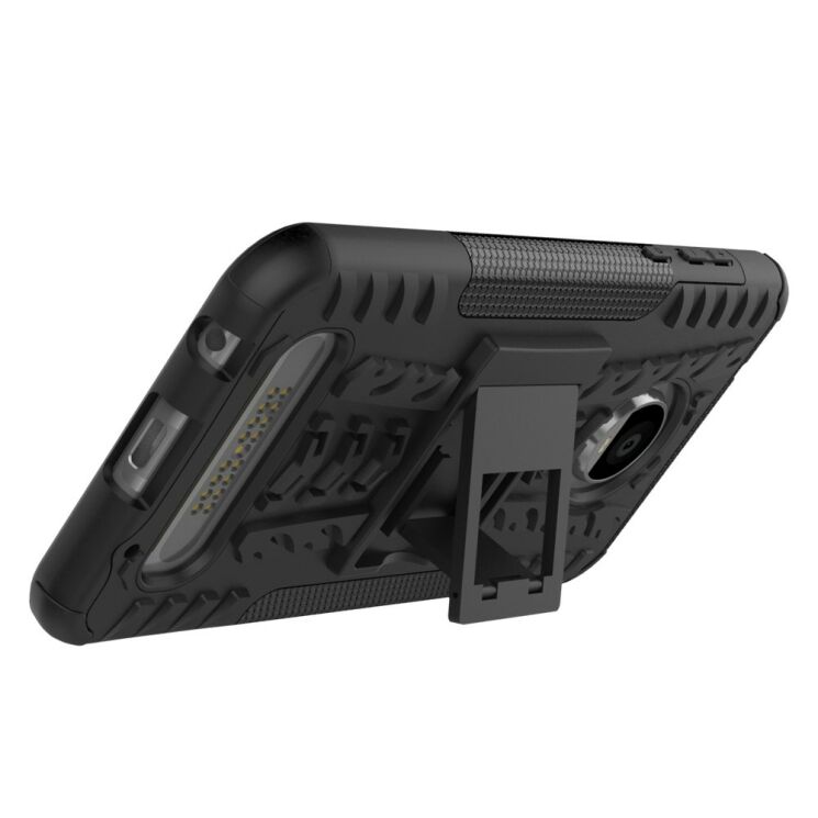 Захисний чохол UniCase Hybrid X для Motorola Moto Z2 Play - Black: фото 8 з 11
