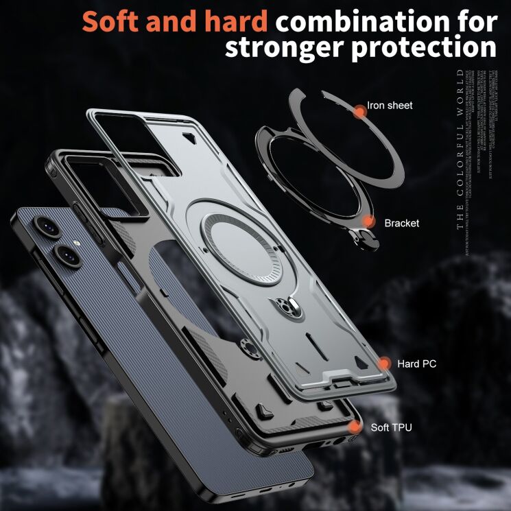 Захисний чохол UniCase Lander Armor для Samsung Galaxy A07 (A075) - Baby Blue: фото 6 з 6