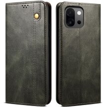 Захисний чохол UniCase Leather Wallet для OnePlus 13T - Green: фото 1 з 7
