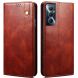 Защитный чехол UniCase Leather Wallet для Realme C65 - Brown (353927Z). Фото 1 из 7